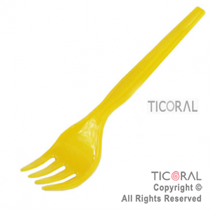 TENEDOR HS4935 CLASSIC PLAST AMARILLO x 20